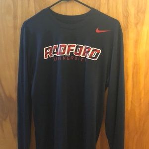 Nike Shirts - Nike Long Sleeve T-Shirt Radford University Nike Shirts - Nike Long Sleeve T-Shirt Radford University